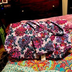 Vera Bradley Grand Tote with Cosmetic Bag